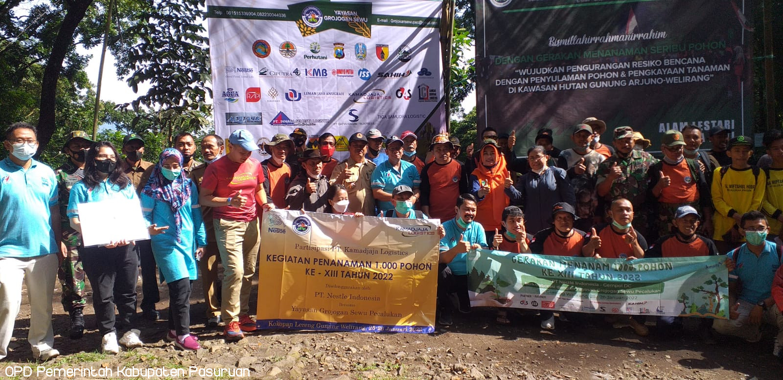 PENGKAYAAN DAN PENYULAMAN TANAMAN KE XIII BERSAMA YAYASAN GROJOGAN SEWU