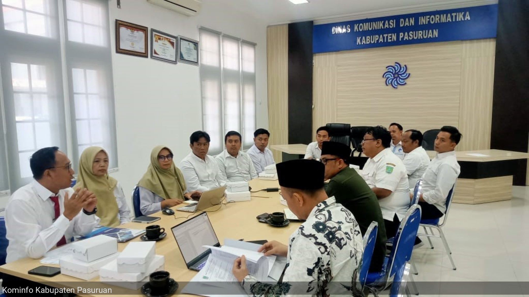 Koordinasi Dinas Komunikasi dan Informatika dengan Tim P3D Kabupaten Pasuruan untuk Penguatan Aplikasi