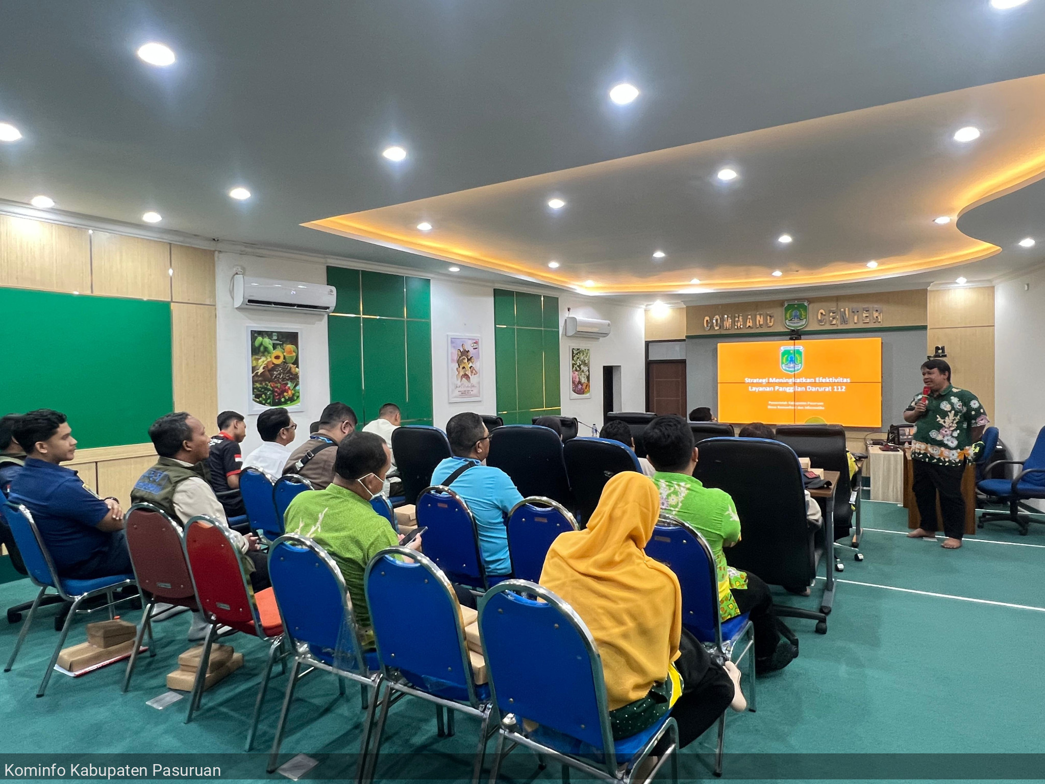 Maksimalkan Layanan Call Center 112 sebagai Citra Layanan Publik Kabupaten Pasuruan, Dinas Kominfo Gelar Sosialisasi dan Monitoring Layanan Kedaruratan Nomor Tunggal 112